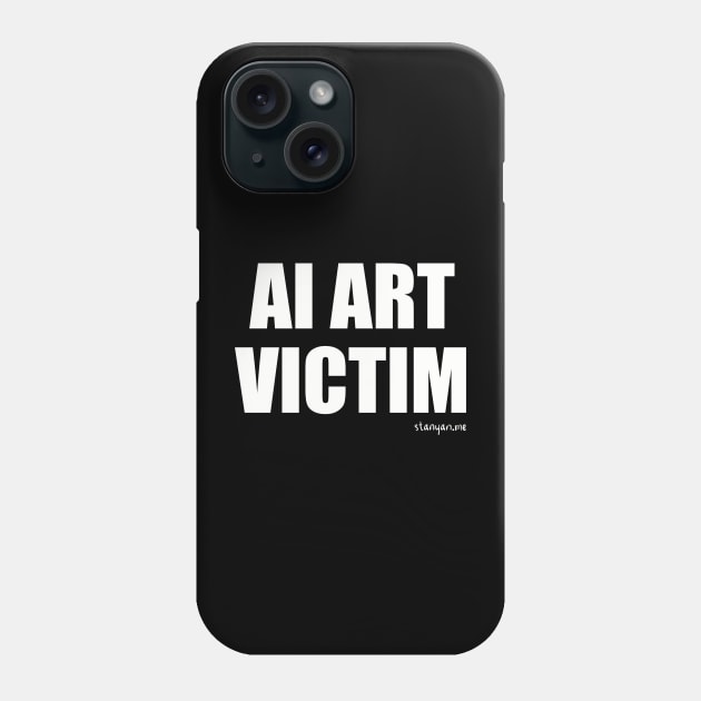 AI Art Victim Phone Case by zombicatures