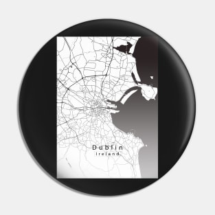 Dublin Ireland City Map Pin