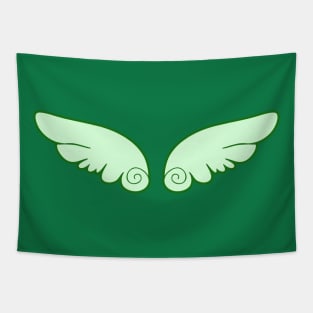 Light Green Wings Tapestry