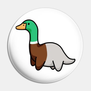 Cute Long Neck Dino Duck, Dinosaurus. Pin