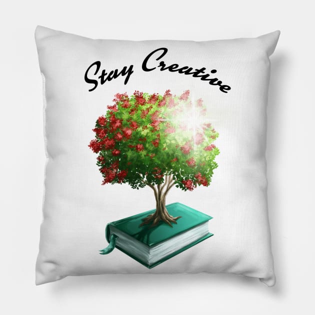 Stay Creative Pillow by StayCreative