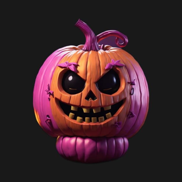 Halloween pink pumpkin by Rizstor