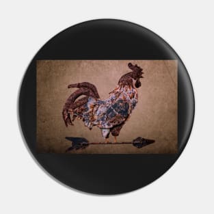 Rooster Weather Vane Pin