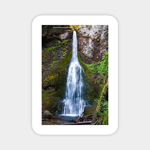 Marymere Falls Magnet by KirtTisdale