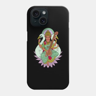 Hindu God - Saraswati Phone Case