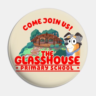 Bluey Glasshouse Primary School Full Color Pin