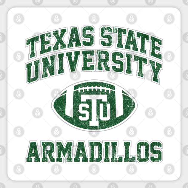 Texas State Armadillos - Necessary Roughness (Variant) - Football - Sticker