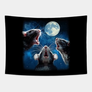 Tailored Whiskers Rat Full T-Shirts for Rodent Adoration Tapestry
