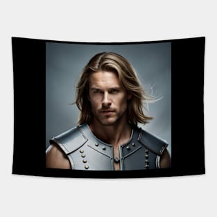 Handsome fantasy knight Tapestry