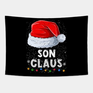 Son Claus Christmas Santa Family Matching Pajama Tapestry