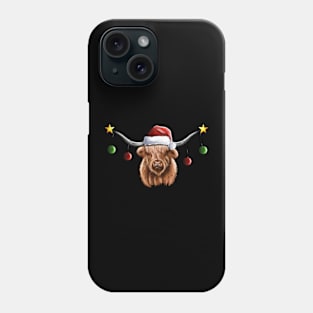 Have a Merry Hielan Coo Christmas Phone Case