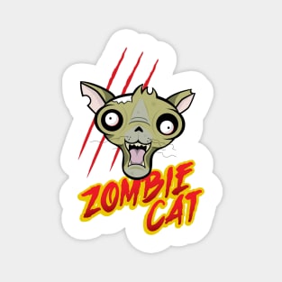Zombie Cat Magnet