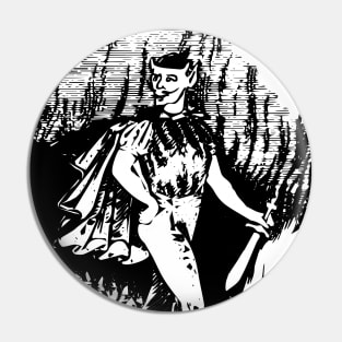 Mephistopheles on Halloween Pin