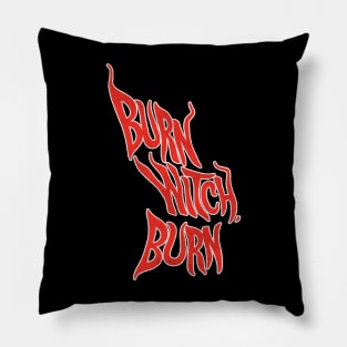 Burn Witch, Burn --- The Night of the Eagle Cult Horror Pillow