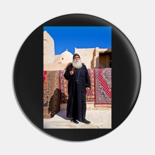 Egypt. Monastery of St.Anthony. Coptic Monk. Pin