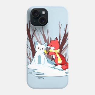 Snow Fox Phone Case