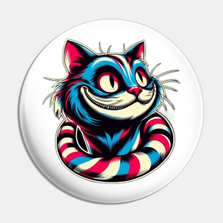 colorful cheshire cat Pin