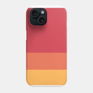 An attractive brew of Licorice, Jazzberry Jam, Faded Red, Light Red Ochre and Butterscotch stripes. Phone Case