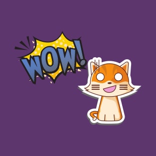 Cat Wow t-shirt T-Shirt