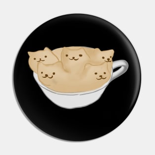 Cute Cats In The Mug Pin