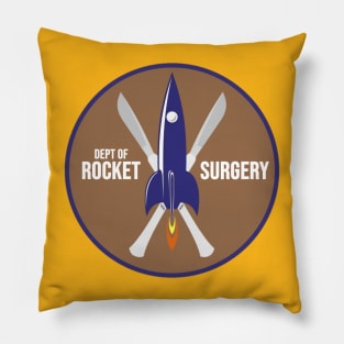 Department of Rocket Surgery Pillow