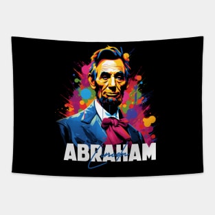 Pop Art Abe Tapestry