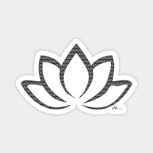 Lotus flower Symbol Magnet