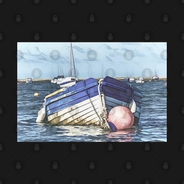 Boat and Buoy Digital Art by IanWL