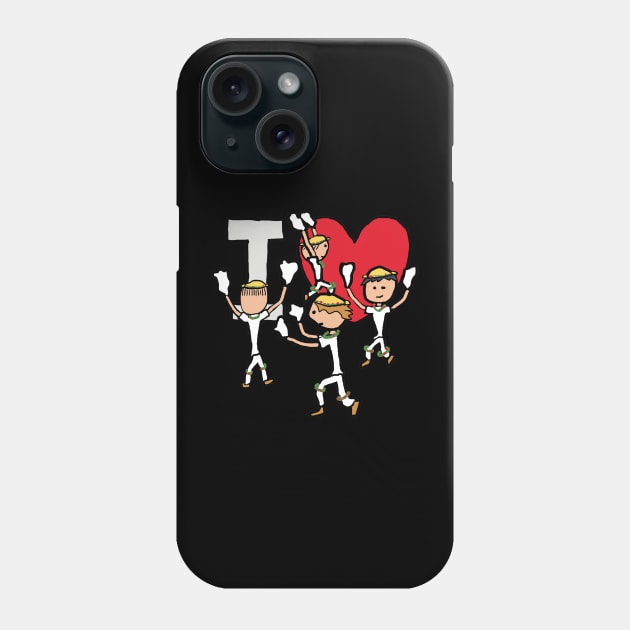 I Love Morris Dancing Phone Case by Mark Ewbie