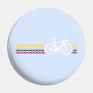 Bike Stripes Colombia (Chain) Pin