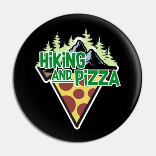 hiking and pizza Pin