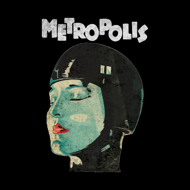 Metropolis Film De Fritz Lang Blanc by yellowed