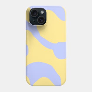 Abstract pattern beige swirl Phone Case