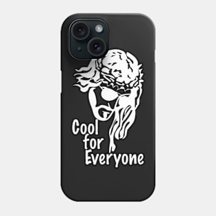 Jesus and faith is cool for everyone Phone Case