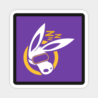 MOULE Head Logo With Sleep Mask Purple Magnet