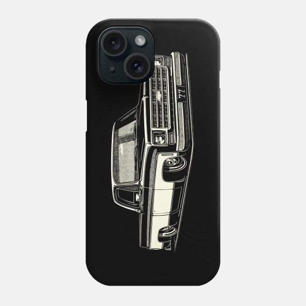 77 square body chevy Phone Case by Saturasi