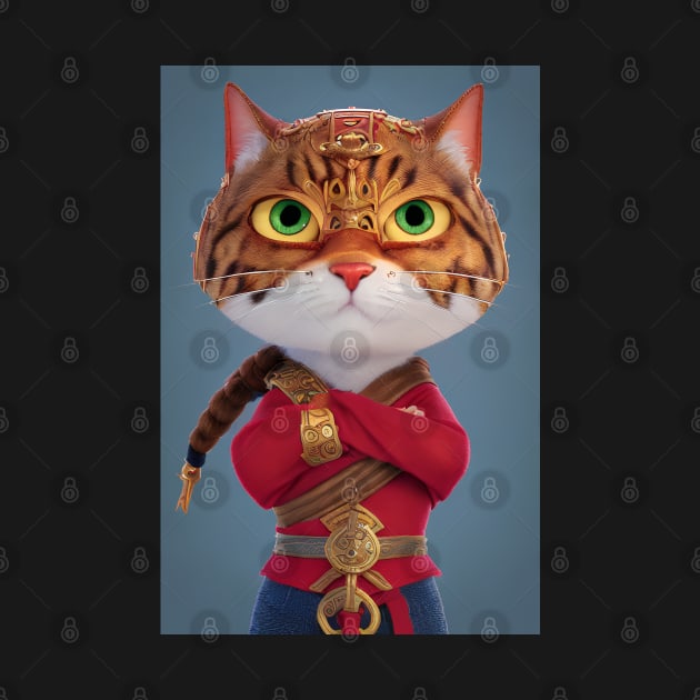 Samurai Cat by ArtisticCorner