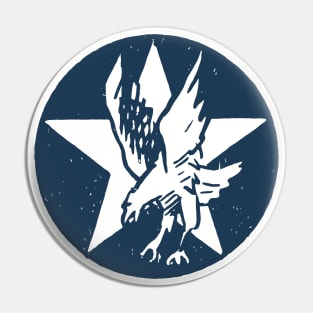 USA Fighting Squadron Insignia Pin