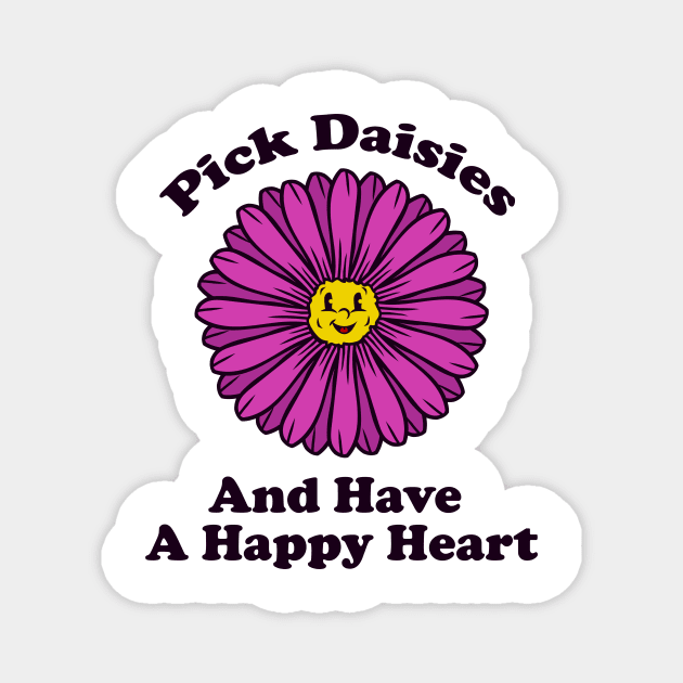 Daisy Flowers Quote Magnet by theDK9
