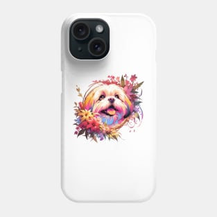 Lhasa Apso Mothers Day Dog Mom Beautiful Gift Portrait Phone Case