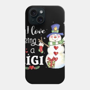 I Love Being A Gigi Christmas Phone Case