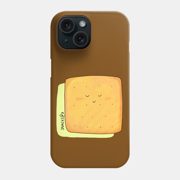 The square tea biscuit Phone Case by Snacks At 3