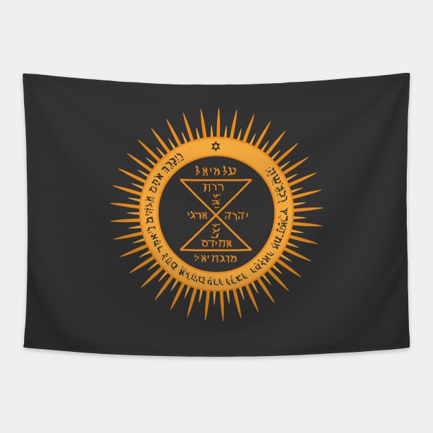 Third Pentacle of Venus - Lesser Key of Solomon Tapestry by Last Candle Games