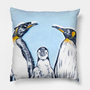 Rocking Penguins Pillow