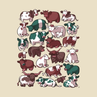 Berries and Cream Cows T-Shirt