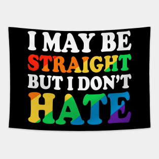 Straight No Hate Tapestry