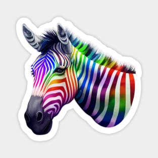 A Beautiful Zebra Full of Pride Magnet