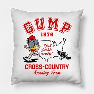 Team Gump Cross Country Team Pillow