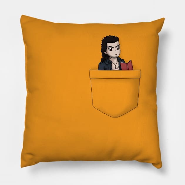 Pocket Gladiolus Pillow by Silveretta