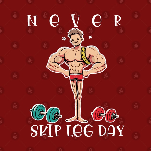 never skip leg day by Tee store0